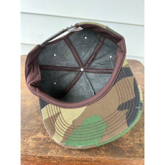 Vintage Drummond American Camouflage Snapback Patch Hat X3 - Picture 3 of 4